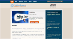 Desktop Screenshot of evolution-systems.co.uk